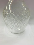 Vintage cut crystal decanter
