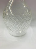 Vintage cut crystal decanter