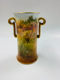 Royal Doulton J. Hughs signed vase Aberfoyle