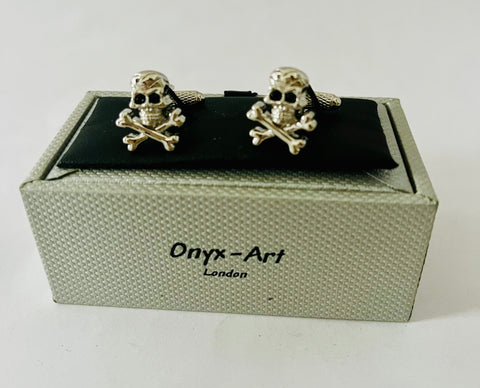 Vintage Skull and Crossbones Cufflinks
