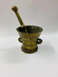 Antique brass Mortar and Pestle