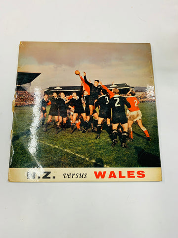 All Blacks v Wales rugby 1969 record LP