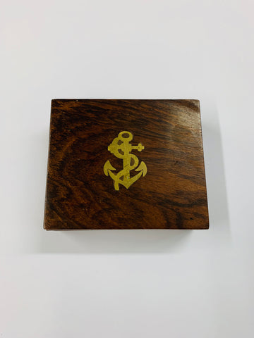 Vintage military compass in box