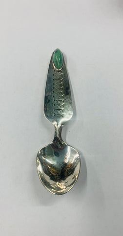 Erich Frey designed sterling silver tea caddy spoon