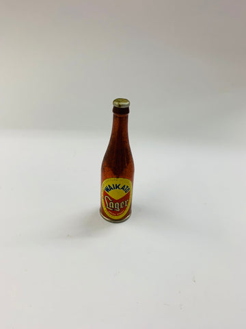 Vintage metal Waikato Lager novelty pencil sharpener