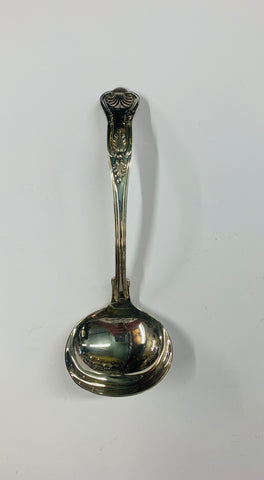 Walker and Hall silver plated Kings pattern sauce ladle