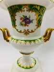 Kaiser West German Bourbou 2 handled ornate vase