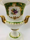 Kaiser West German Bourbou 2 handled ornate vase
