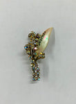 Vintage Diamante Mother brooch