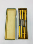 Set 6 boxed bone handle dinner  knives