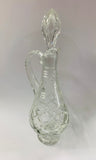 Antique crystal decanter claret jug