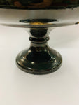 Fulper pottery glazed compote stand
