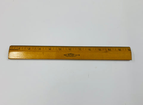 ACME 1 foot wooden ruler