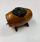 Wooden Whiskey barrel ashtray