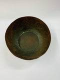 Antique copper Arabic inspired bowl