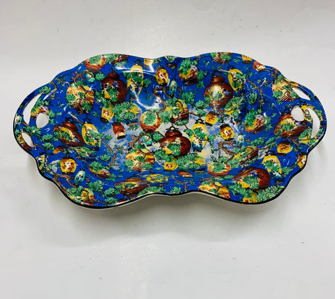 Rare Crown Ducal chintz Canton bowl