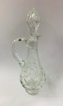 Antique crystal decanter claret jug