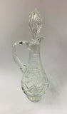 Antique crystal decanter claret jug