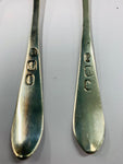 Set of 6 Irish Georgian silver tea spoons John Daly