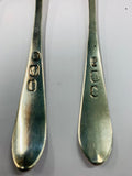 Set of 6 Irish Georgian silver tea spoons John Daly