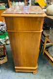 French marble top pot cupboard