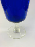 Cobalt blue Midcentury glass vase