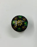 Sterling silver and enamel antique pill box