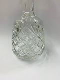Antique cut crystal tall decanter
