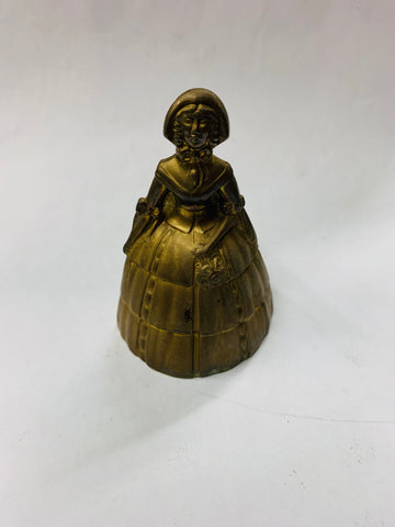 Brass Crinoline lady bell – Antique Alley
