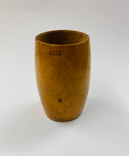 Antique treen wooden measure