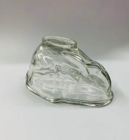 Vintage glass rabbit jelly Mould
