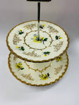 2 tier high tea cake stand
