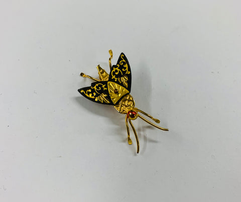 Vintage bug brooch