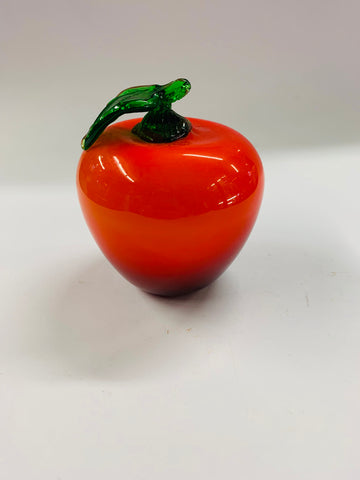 Large Art glass Apple