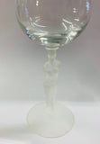 Sasaki Crystal Greco Roman lady wine glass