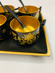 Oriental Lacquer tea set