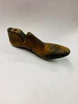 Vintage wooden and metal ladies shoe last