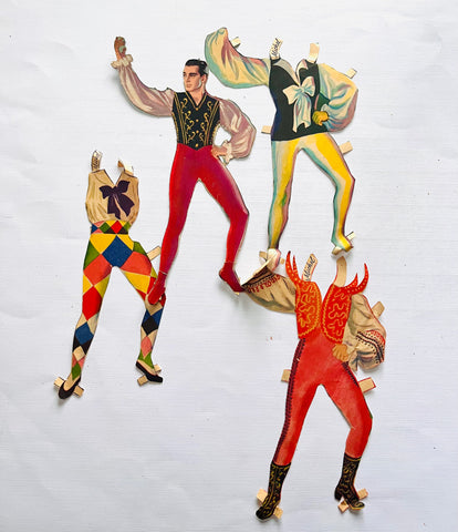 Michel Paper Cut out Doll with Outfits