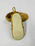 Pair of Victorian babies fabric shies