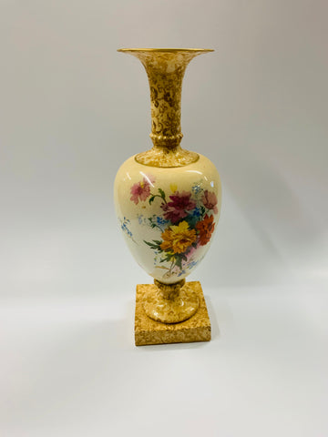 Royal Doulton Burslem hand painted early vase