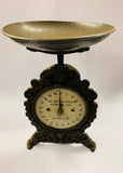 Heavy antique cast iron kitchen scales