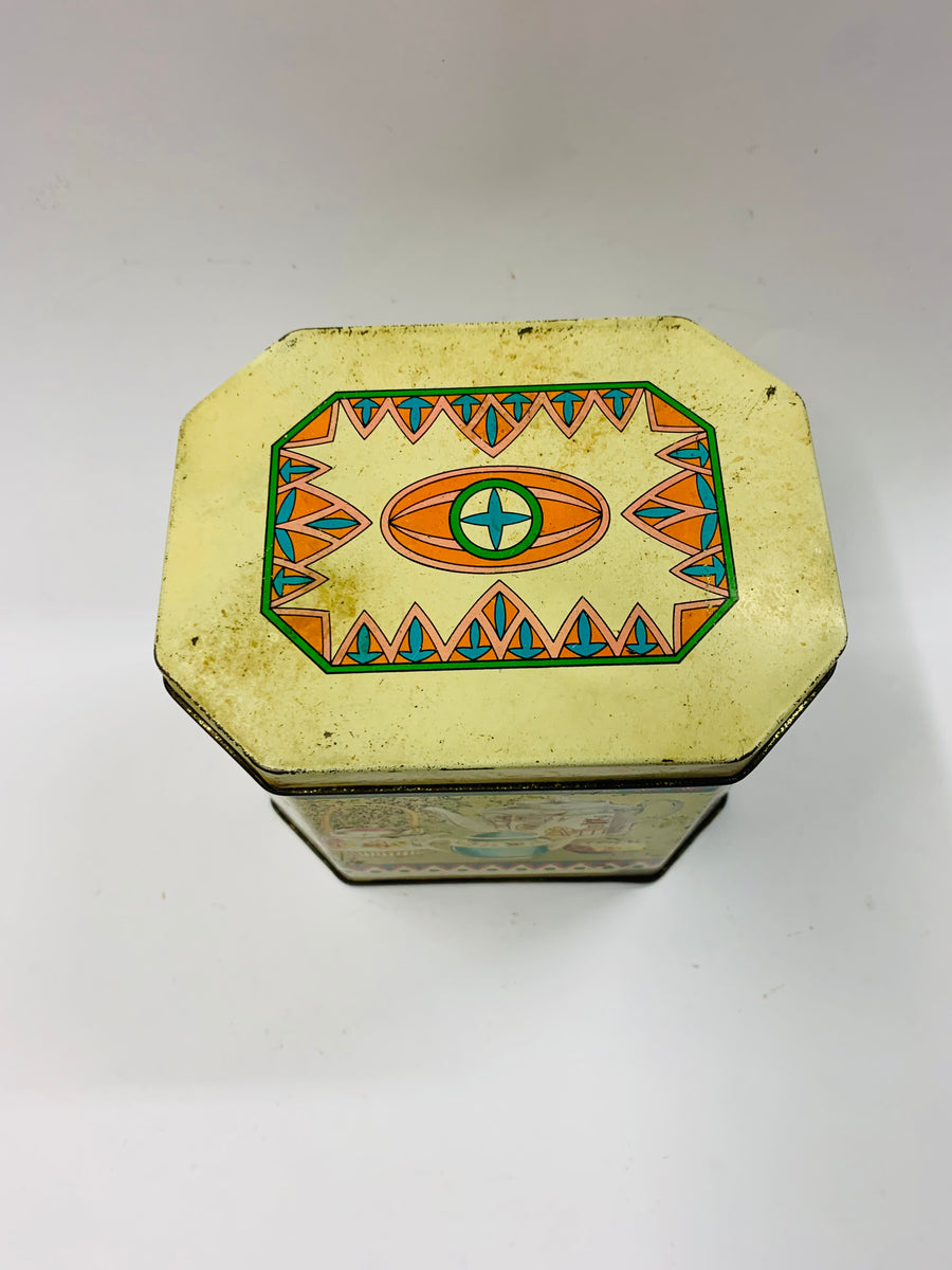 Vintage Choysa tea caddy tin – Antique Alley