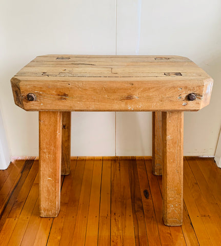 Early 1900s Butchers Block