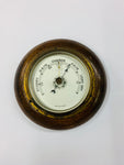 English antique oak barometer
