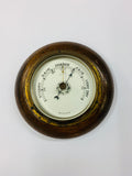 English antique oak barometer