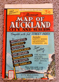 Original 1950 Mentor Map of Auckland City and Suburbs