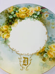 Jean Pouyat Limoges hand painted plate