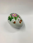 Royal Copenhagen porcelain egg jewellery box