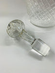 Vintage cut crystal decanter