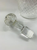 Vintage cut crystal decanter